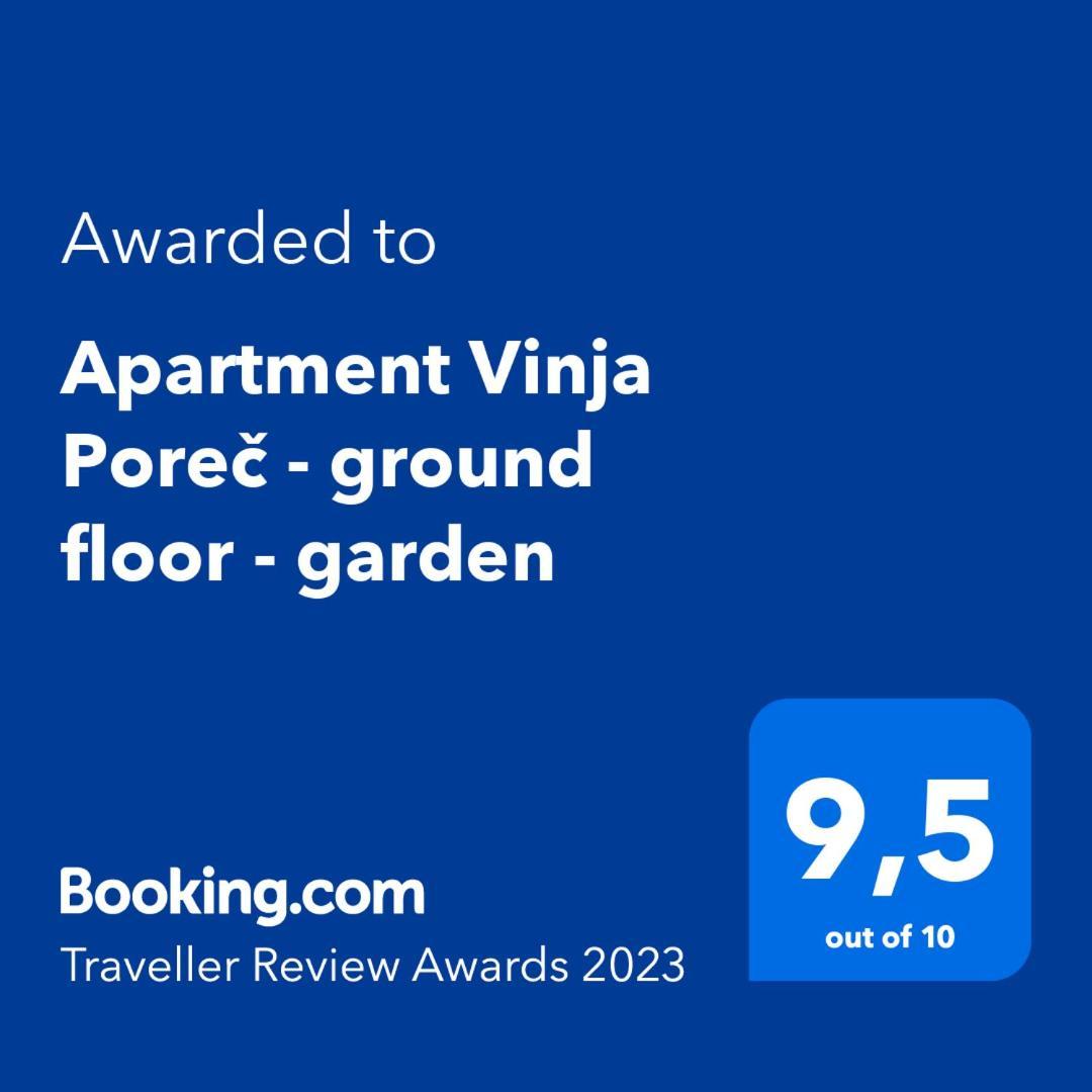 Apartment Vinja Porec - Privat Garden - Whirlpool Extérieur photo